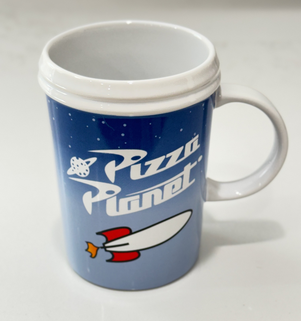 WDW Disney Pixar Toy Story Pizza Planet Ceramic Coffee Cup Mug Pop Culture